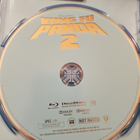 Kung Fu Panda 2 (Blu-ray, 2011)+ DVD +Digital Copy 2 Disc's - Picture 5 of 6